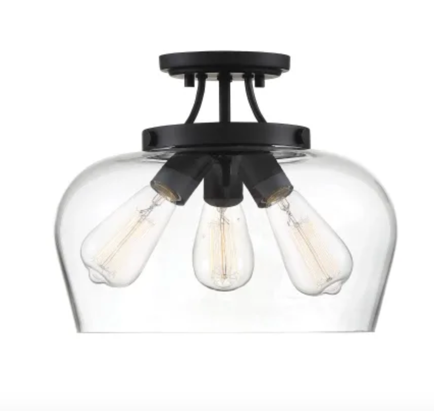 Savoy House Octave 3 Light 13" Wide Semi-Flush Ceiling Fixture
