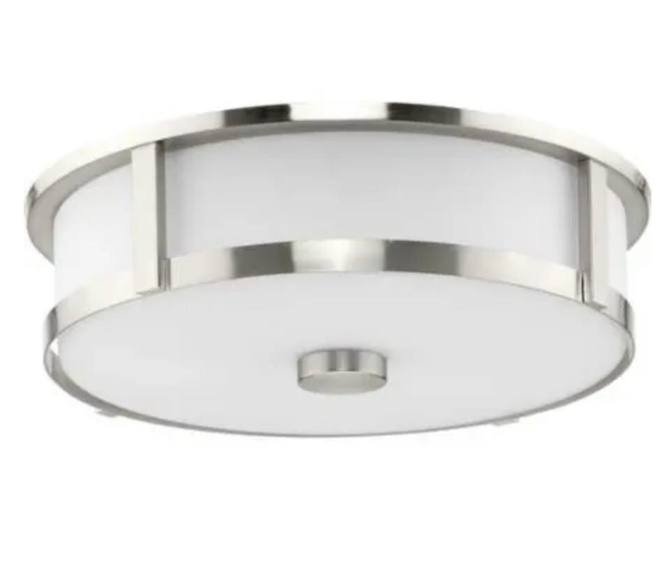 Progress Lighting Gilliam 3 Light 17" Wide Flush Mount Drum Ceiling Fixture