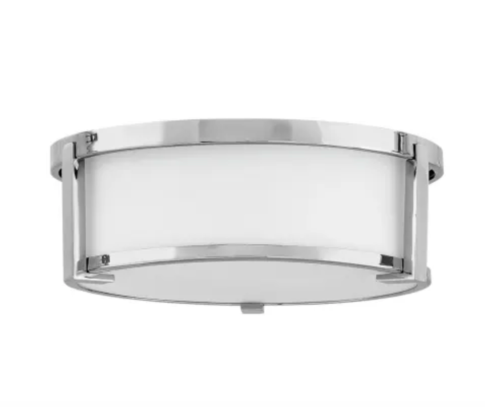 Hinkley Lighting Lowell 2 Light 13" Wide Flush Mount Drum Ceiling Fixture