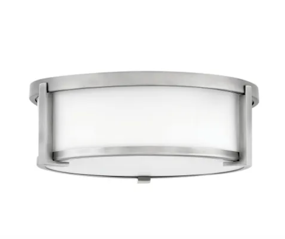 Hinkley Lighting Lowell 2 Light 13" Wide Flush Mount Drum Ceiling Fixture