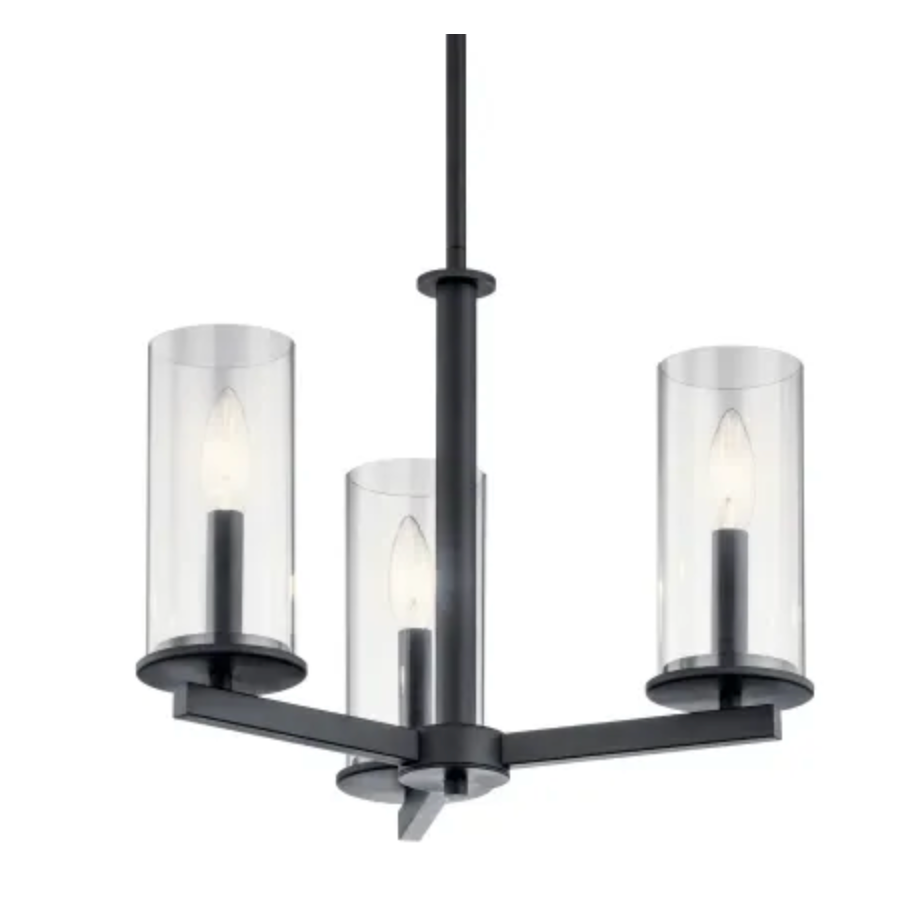 Kichler Crosby 3 Light 18" Wide Chandelier