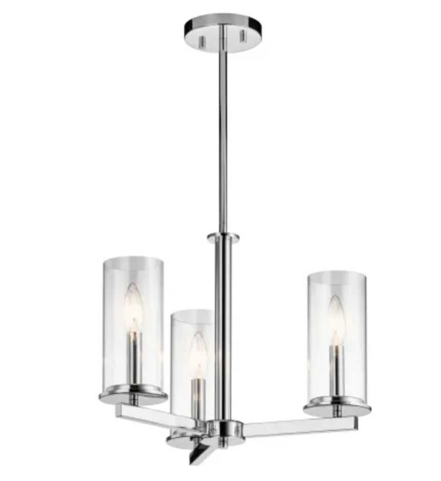 Kichler Crosby 3 Light 18" Wide Chandelier