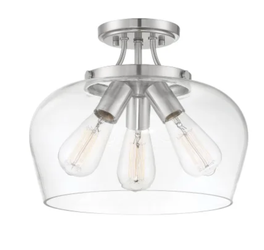 Savoy House Octave 3 Light 13" Wide Semi-Flush Ceiling Fixture