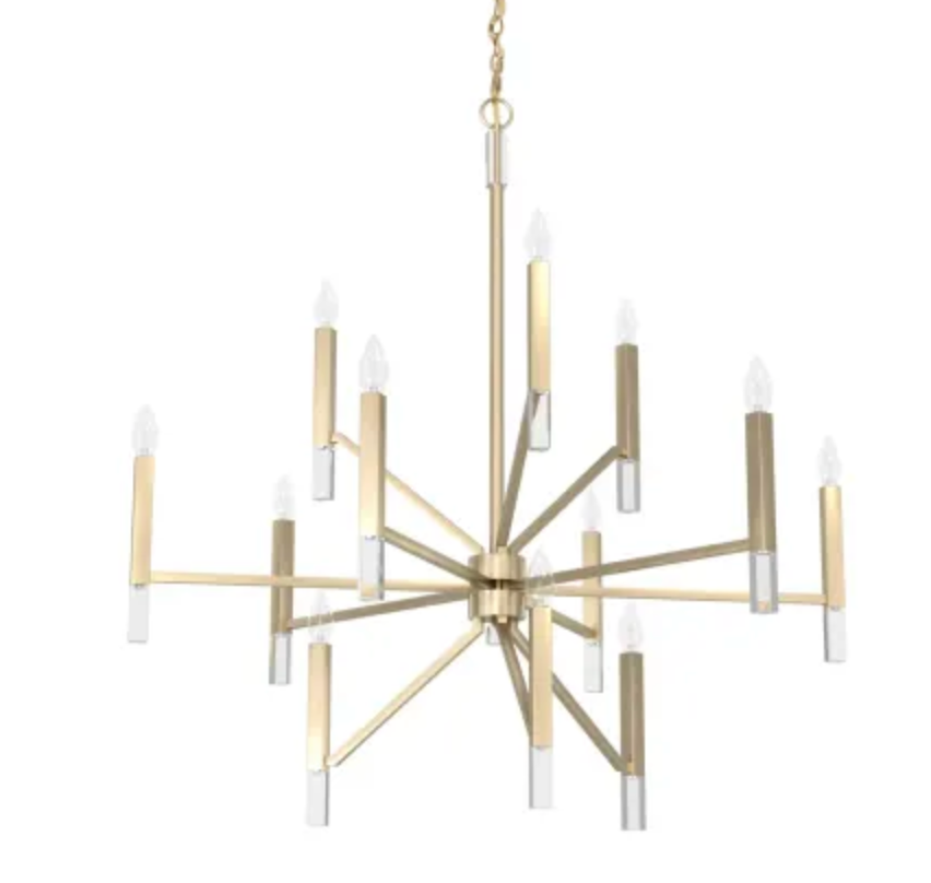 Hunter Sunjai 12 Light 40" Wide Taper Candle Style Chandelier